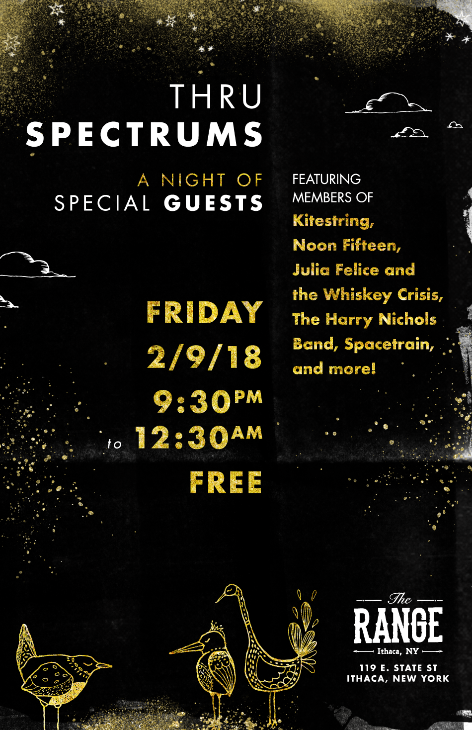 thru spetrums kitestring harry nichols band jbb roadman noon fifteen julia felice whiskey crisis the range ithaca downtown commons twithaca live music free concert
