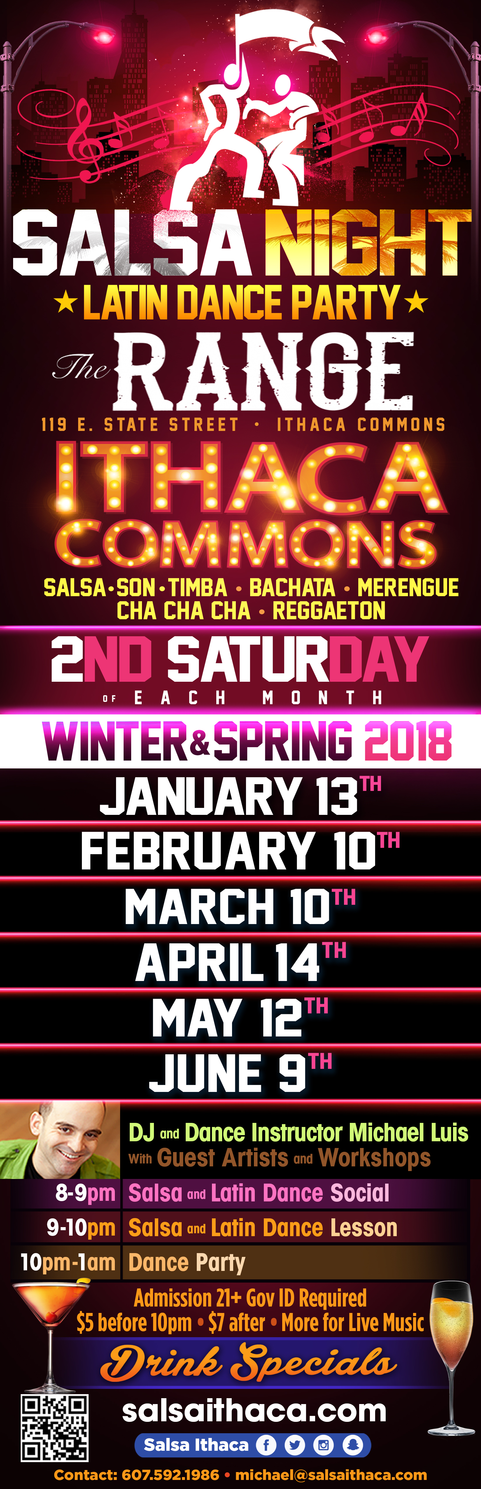 salsa dancing dance ithaca nightlife the range sexy son baile latino commons downtown